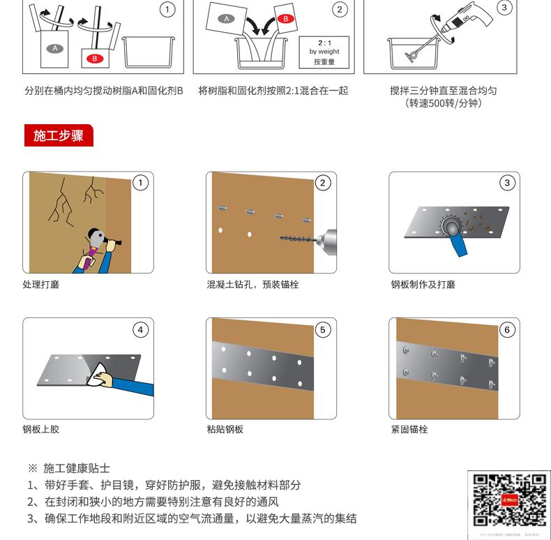 包钢洋县粘钢加固施工过程